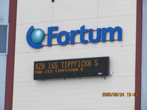 elektronisk LED textdisplay för utomhusbruk Microbus GTX 16x192
