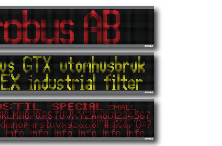 LED display skylt