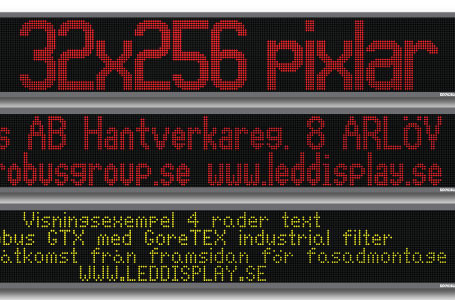 LED display text