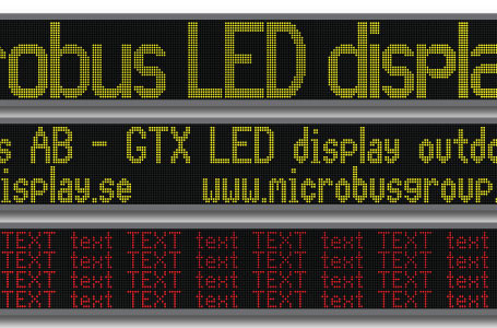 LED display textdisplay