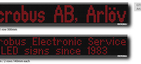 LED display industri