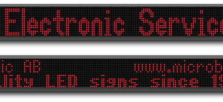 Microbus LED display