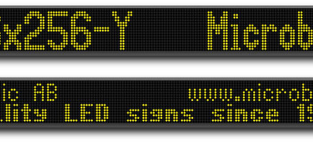 Microbus LED display