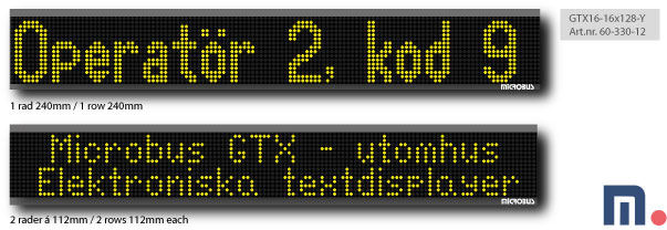 Utomhus LED display Microbus