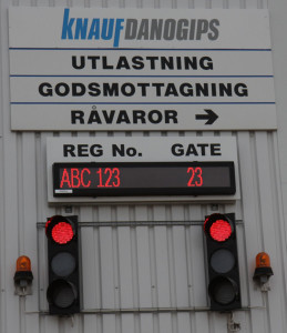 Utomhus LED display LITE 16x160 röd