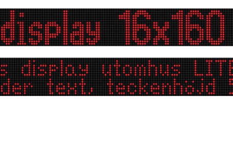 Utomhus LED display Microbus