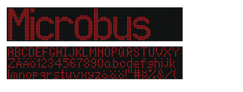 Utomhus LED display text
