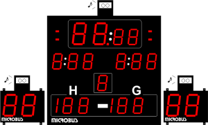 Microbus LED matchur Allsport 1200 + 2 CountDown