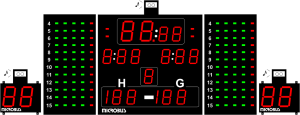 Microbus LED matchur Allsport 1200 + 2 CountDown + Faul