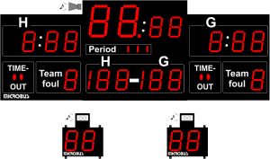 Microbus LED matchur Allsport 2000 + 2 CountDown