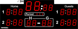 Microbus LED matchur Ishockey3000(99)