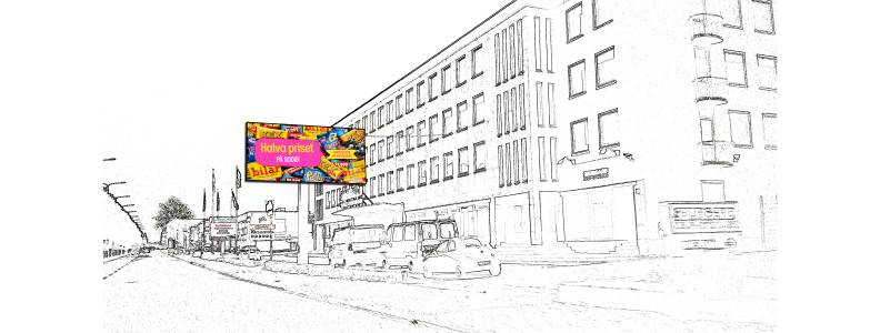 digital reklamskärm 16-9 medium