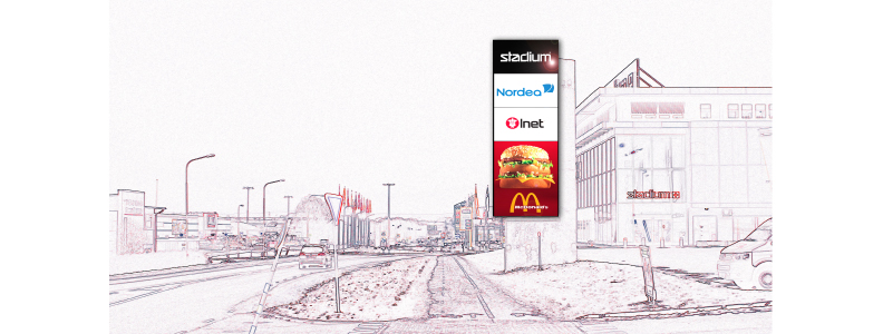 Digital REKLAMSKÄRM poster large
