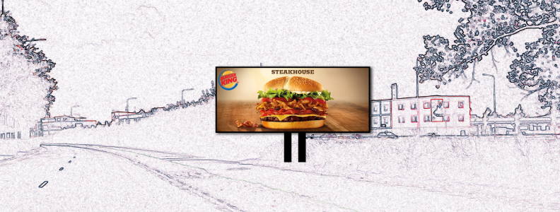 Digital REKLAMSKÄRM ultrawide large
