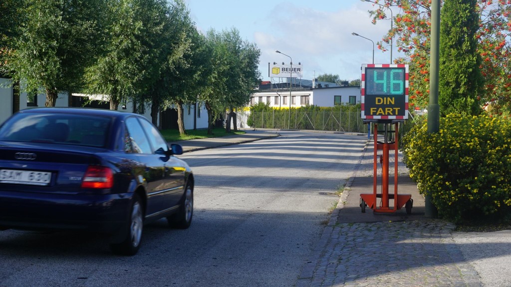 Speedsign, Hastighetsskylt Microbus