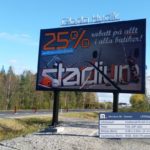 Digital Infartsskylt Hudik