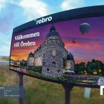 WallTV Örebro Digital Infartsskylt