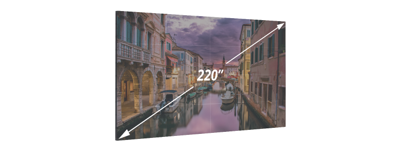 LED Videovägg MicroLED 220"