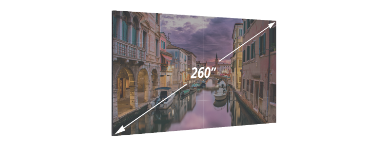 LED Videovägg MicroLED 260"